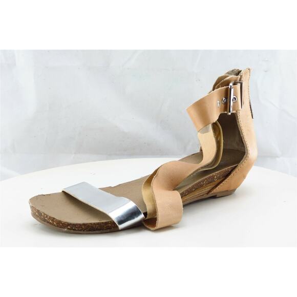 Kenneth Cole Reaction Sz 6 M Brown Ankle Strap Leather Women Sandals‎ Greatness - Picture 1 of 8